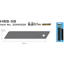 Indlæs billede til gallerivisning HBB-5B Bræk-af knivblade 25mm