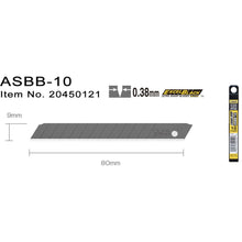 Indlæs billede til gallerivisning ASBB-10 Bræk-af knivblade 9mm