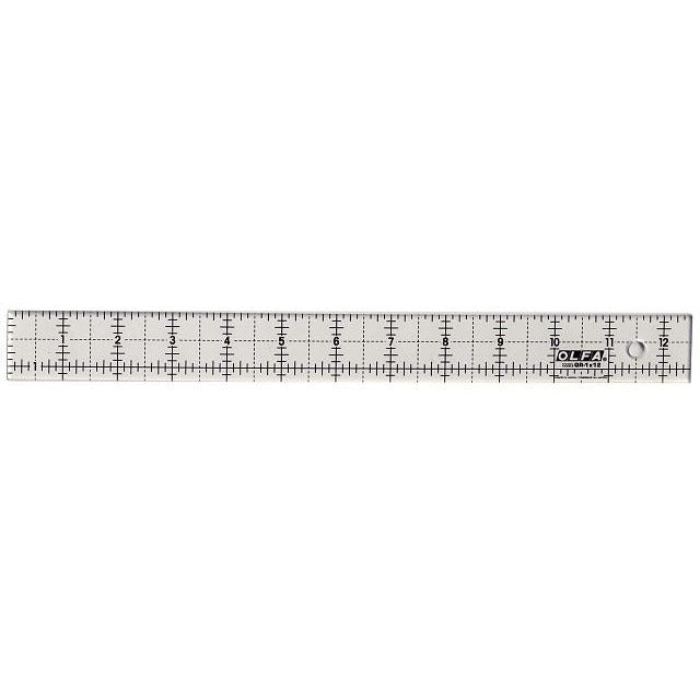 QR-1x12 Mønster lineal NonSlip