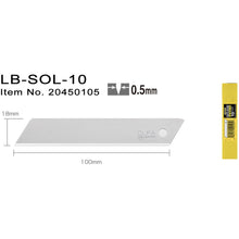 Indlæs billede til gallerivisning LB-SOL-10 Knivblade 18 mm Faste
